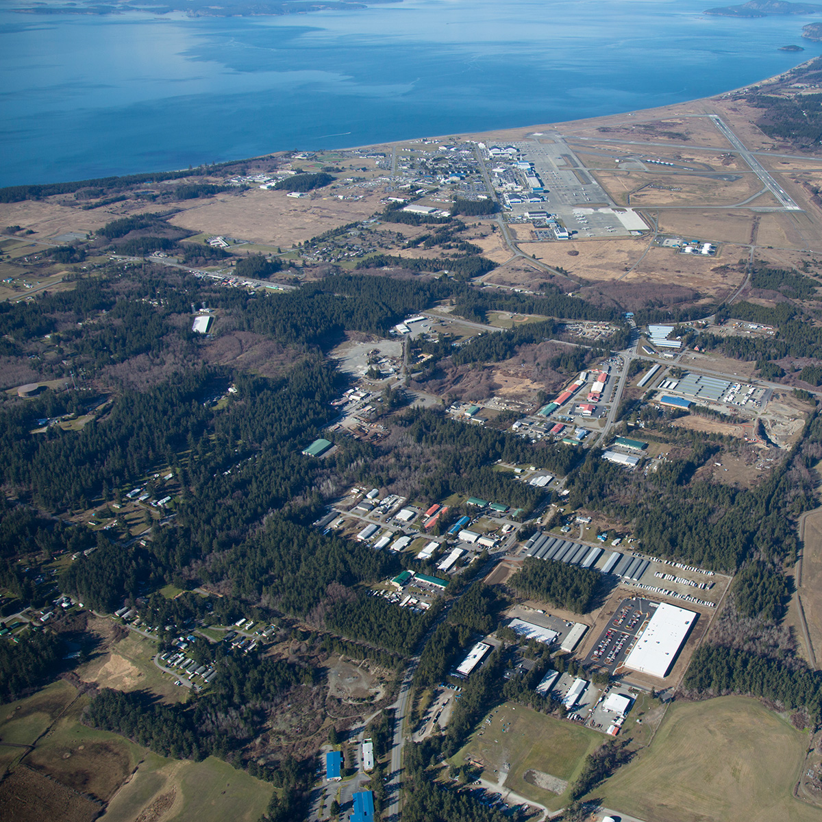 Aerial view of Oak Harbor